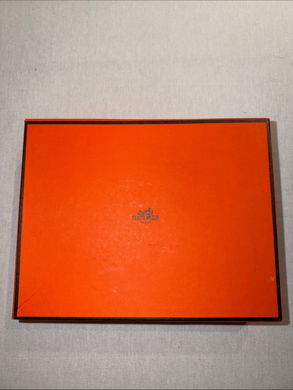Hermès Orange Signature Box